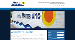 Desktop Screenshot of hotelmarinauno.com